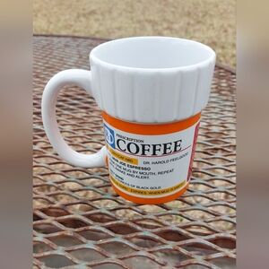Big Mouth Toys Funny White and Orange Prescription Coffee Mug